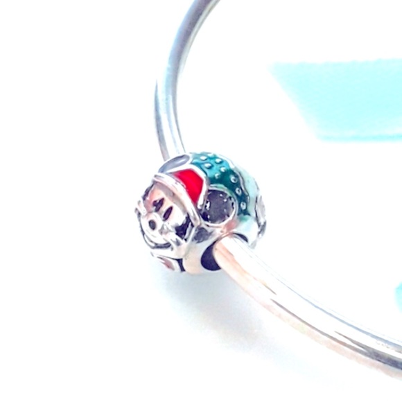 Christmas Mickey charm S925 Sterling Silver - Picture 4 of 4